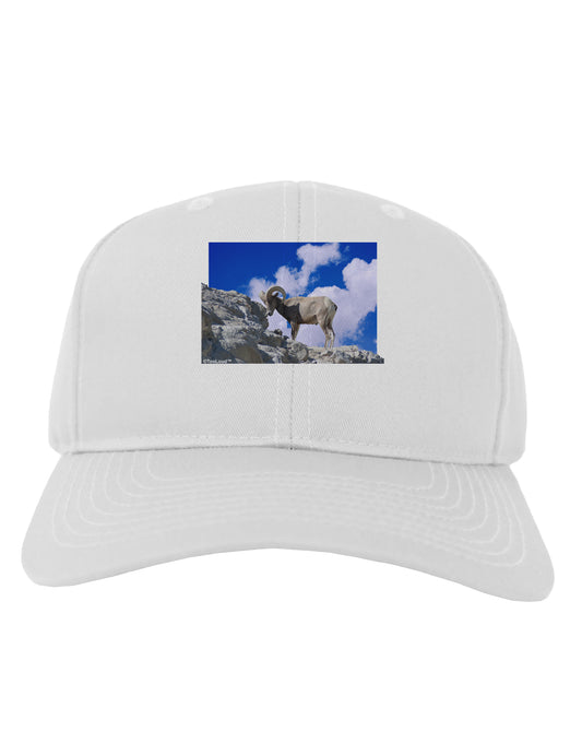 Bighorn Ram Adult Baseball Cap Hat-Baseball Cap-TooLoud-White-One Size-Davson Sales