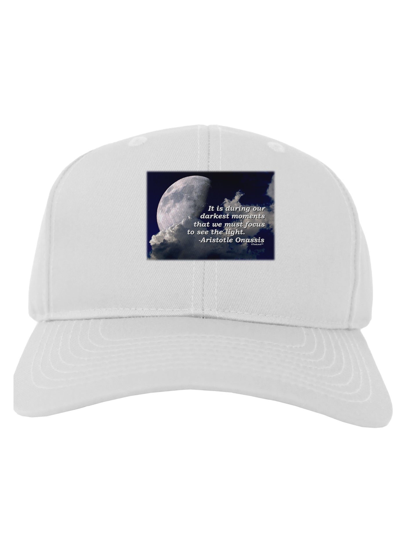 Our Darkest Moments Adult Baseball Cap Hat-Baseball Cap-TooLoud-White-One Size-Davson Sales