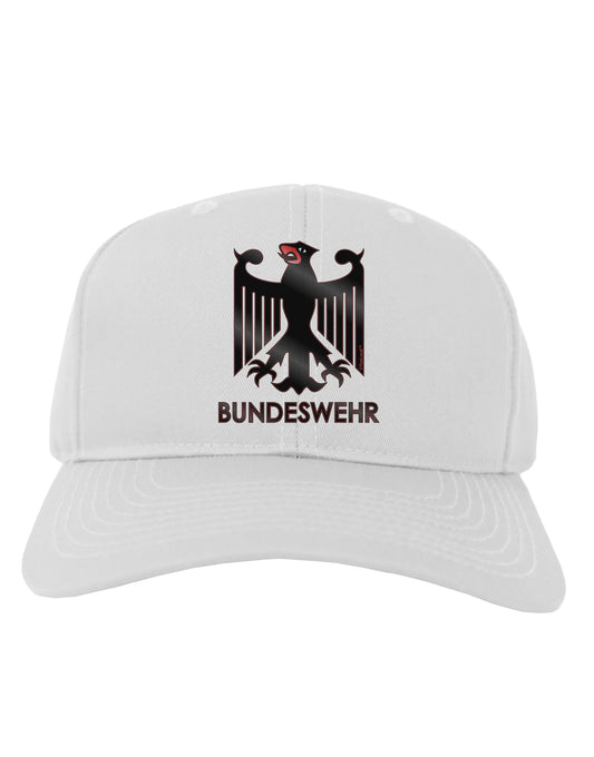 Bundeswehr Logo with Text Adult Baseball Cap Hat-Baseball Cap-TooLoud-White-One Size-Davson Sales