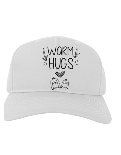 Warm Hugs Adult Baseball Cap Hat-Baseball Cap-TooLoud-White-One-Size-Fits-Most-Davson Sales