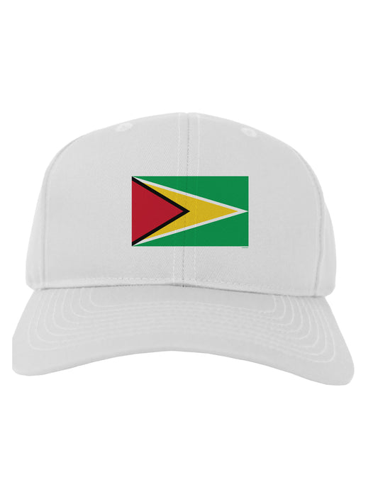 TooLoud Guyana Flag Adult Baseball Cap Hat-Baseball Cap-TooLoud-White-One-Size-Fits-Most-Davson Sales