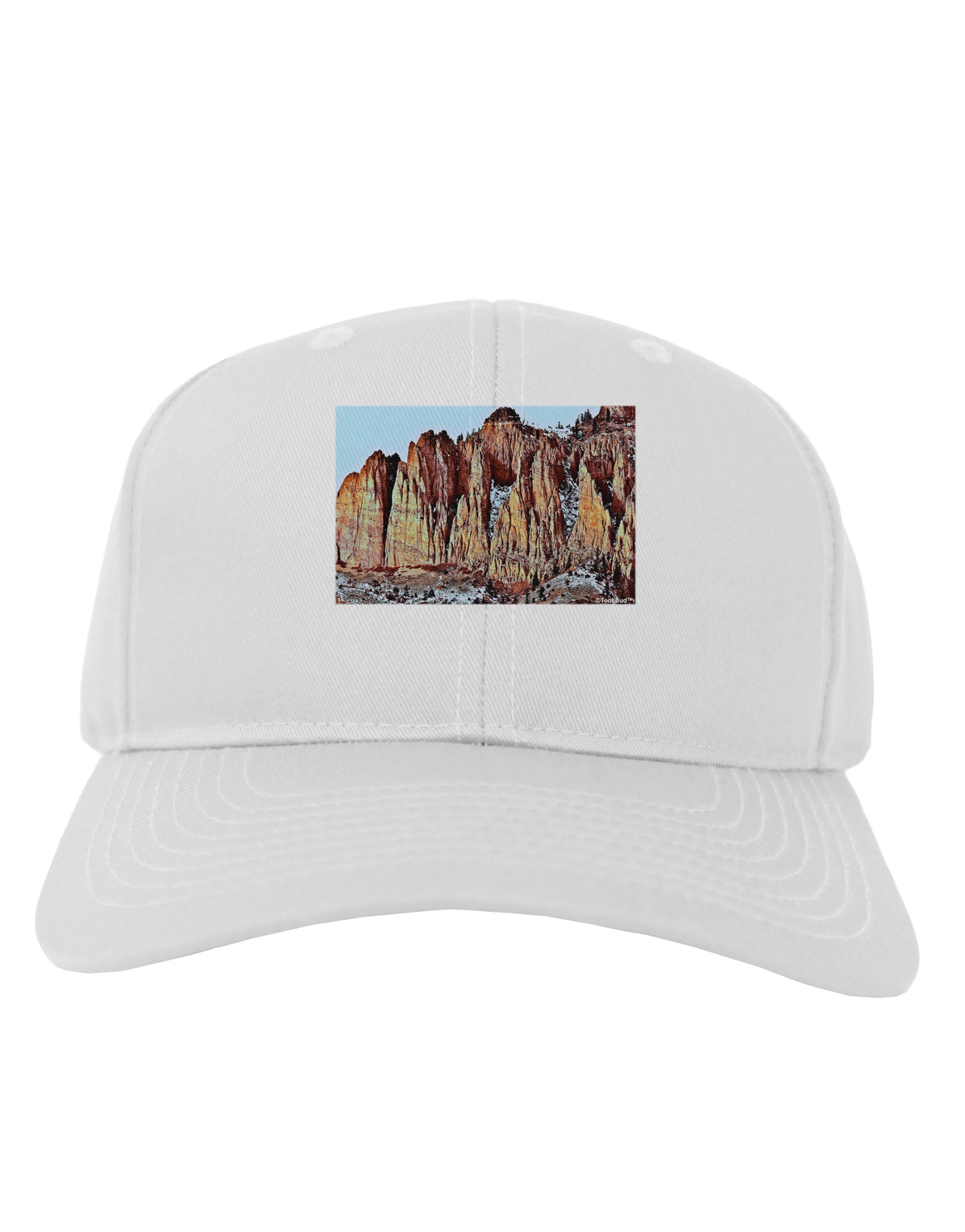 Colorado Mountain Spires Adult Baseball Cap Hat-Baseball Cap-TooLoud-White-One Size-Davson Sales