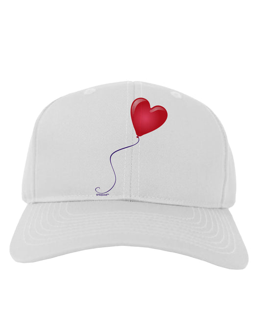 Cute Red Heart Balloon Adult Baseball Cap Hat-Baseball Cap-TooLoud-White-One Size-Davson Sales