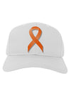 Leukemia Awareness Ribbon - Orange Adult Baseball Cap Hat-Baseball Cap-TooLoud-White-One Size-Davson Sales