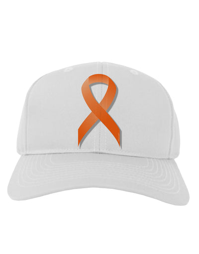 Leukemia Awareness Ribbon - Orange Adult Baseball Cap Hat-Baseball Cap-TooLoud-White-One Size-Davson Sales