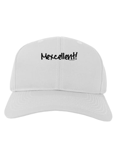 Mexico Text - Cinco De Mayo Adult Baseball Cap Hat-Baseball Cap-TooLoud-White-One Size-Davson Sales