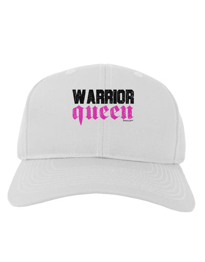 TooLoud Warrior Queen Pink Script Adult Baseball Cap Hat-Baseball Cap-TooLoud-White-One Size-Davson Sales