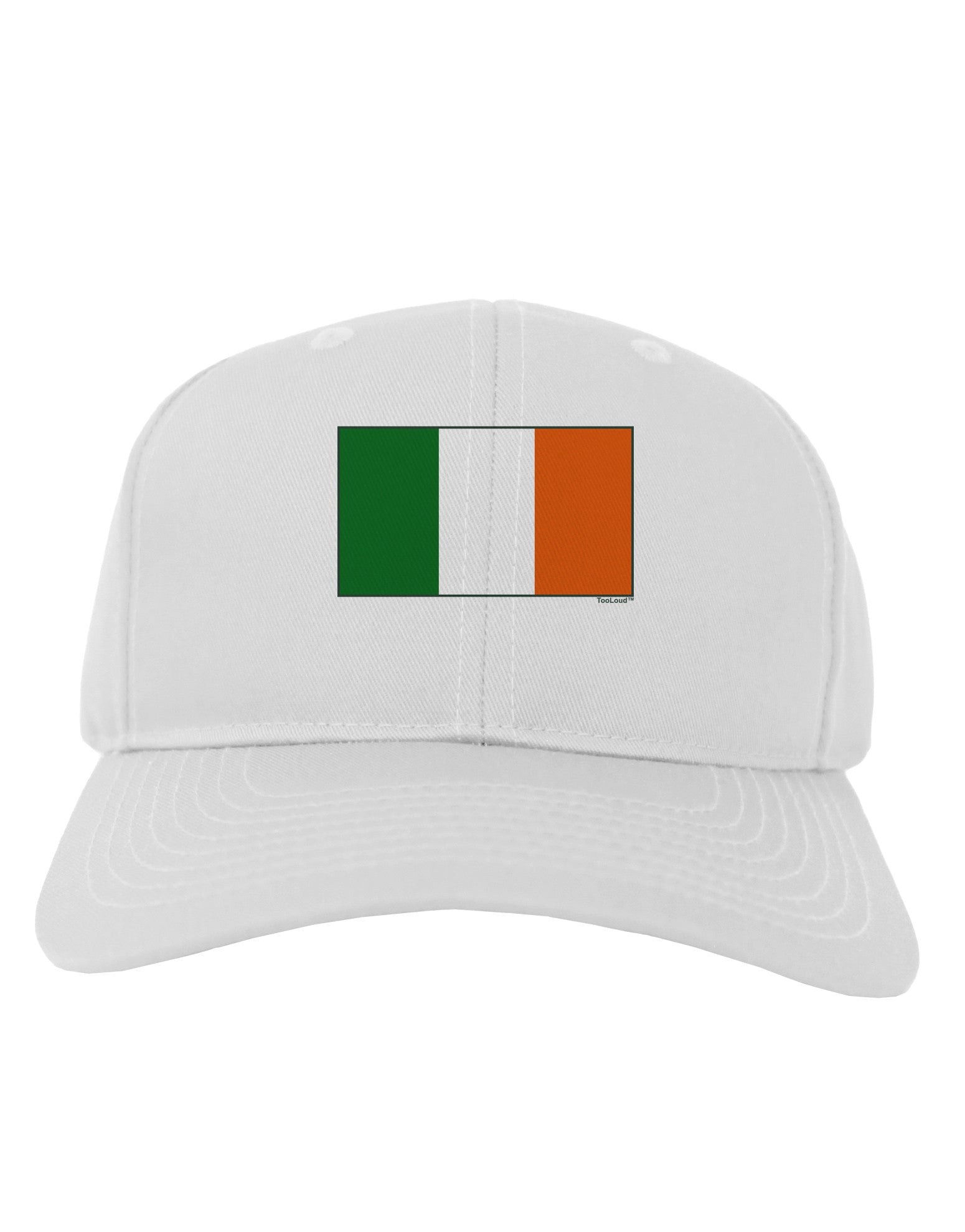 Irish Flag - Flag of Ireland Adult Baseball Cap Hat-Baseball Cap-TooLoud-White-One Size-Davson Sales