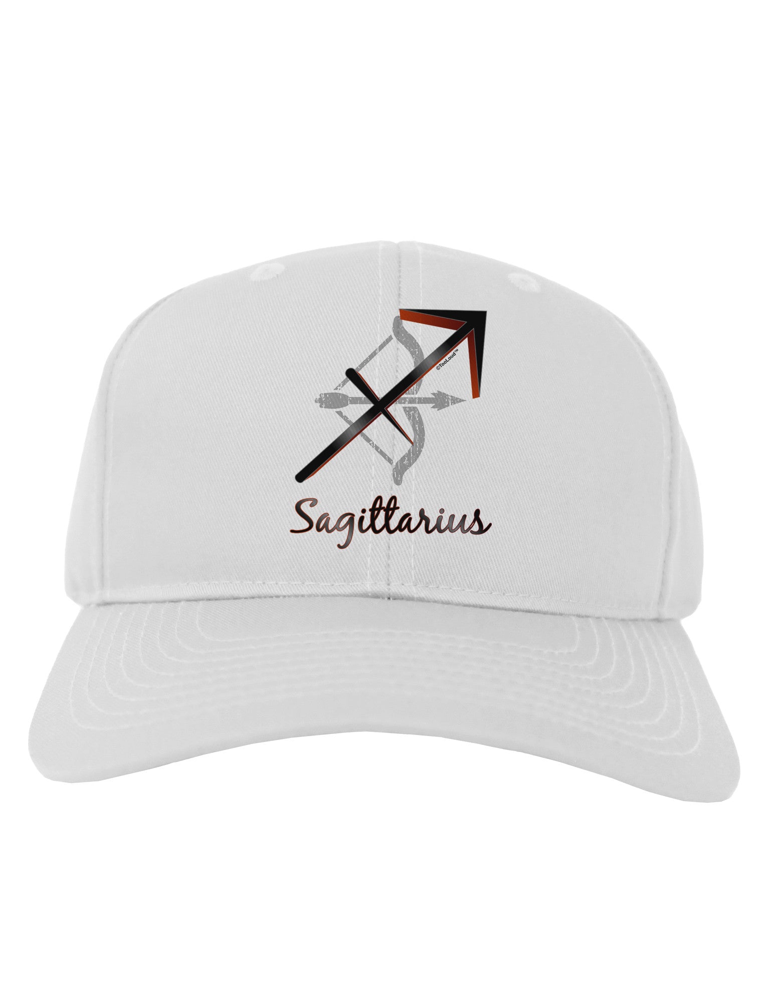 Sagittarius Symbol Adult Baseball Cap Hat-Baseball Cap-TooLoud-White-One Size-Davson Sales