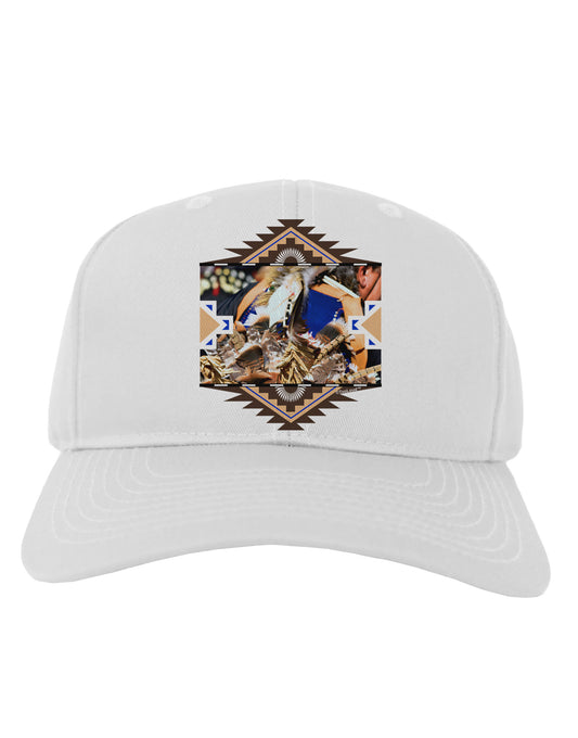 Native American Dancer 1 Adult Baseball Cap Hat-Baseball Cap-TooLoud-White-One Size-Davson Sales