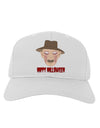 Scary Face With a Hat - Happy Halloween Adult Baseball Cap Hat-Baseball Cap-TooLoud-White-One Size-Davson Sales