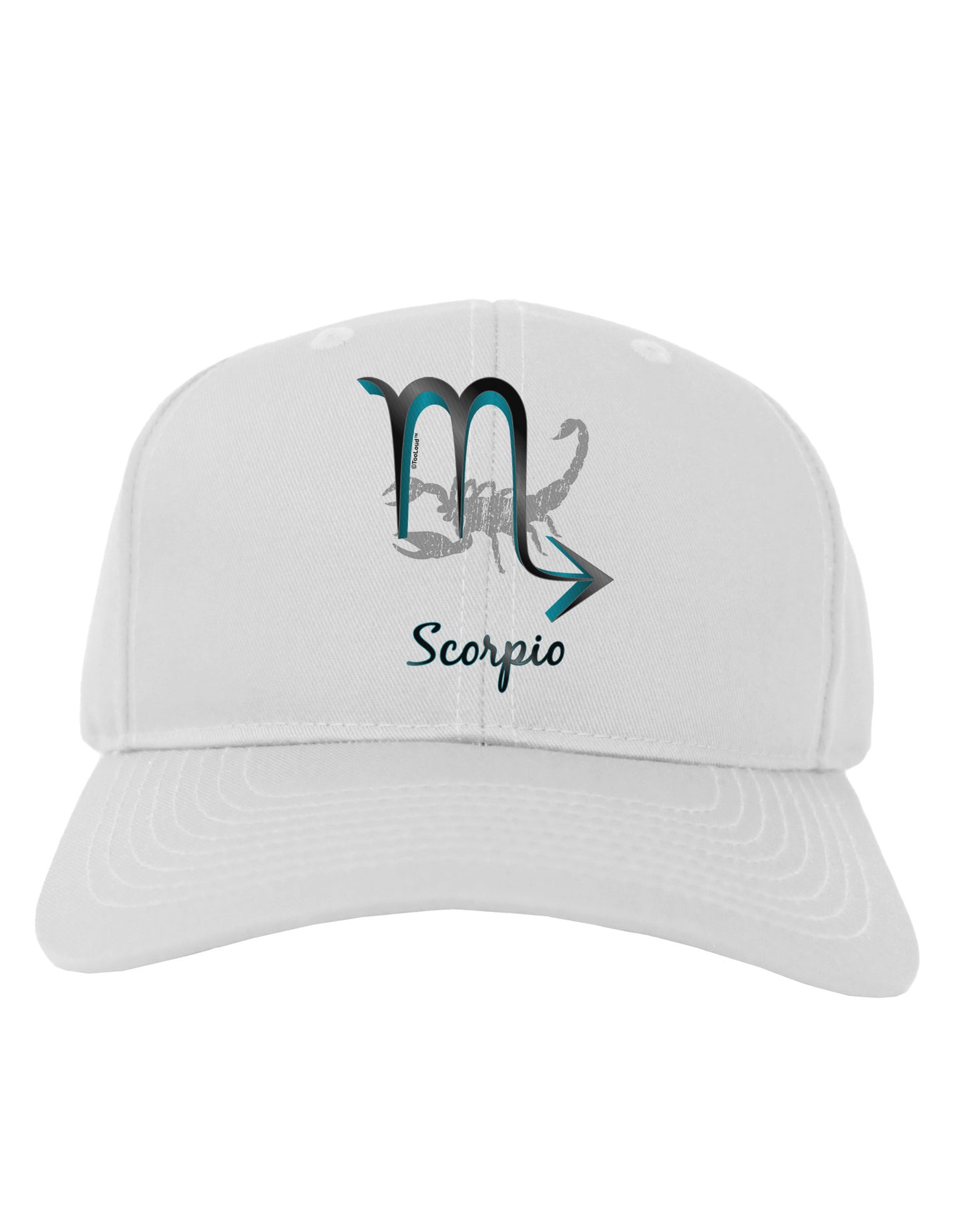 Scorpio Symbol Adult Baseball Cap Hat-Baseball Cap-TooLoud-White-One Size-Davson Sales