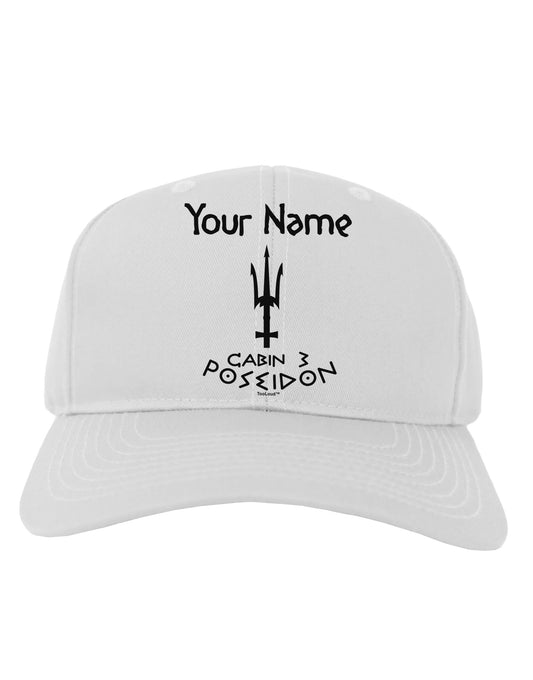 Personalized Cabin 3 Poseidon Adult Baseball Cap Hat-Baseball Cap-TooLoud-White-One Size-Davson Sales