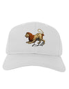 Leo Color Illustration Adult Baseball Cap Hat-Baseball Cap-TooLoud-White-One Size-Davson Sales