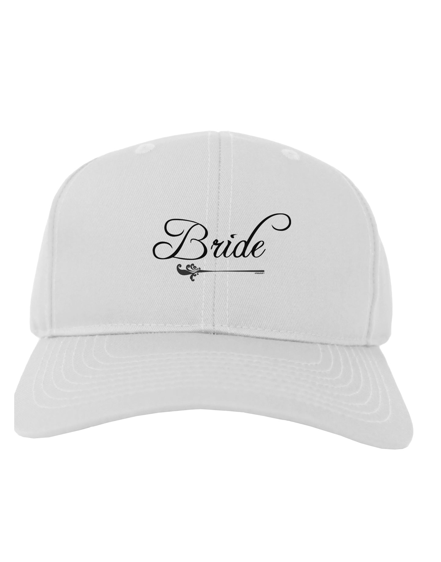 TooLoud Bride Adult Baseball Cap Hat-Baseball Cap-TooLoud-White-One-Size-Fits-Most-Davson Sales