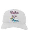 Mother of a Prince - Matching Mom and Son Design Adult Baseball Cap Hat by TooLoud-Baseball Cap-TooLoud-White-One Size-Davson Sales