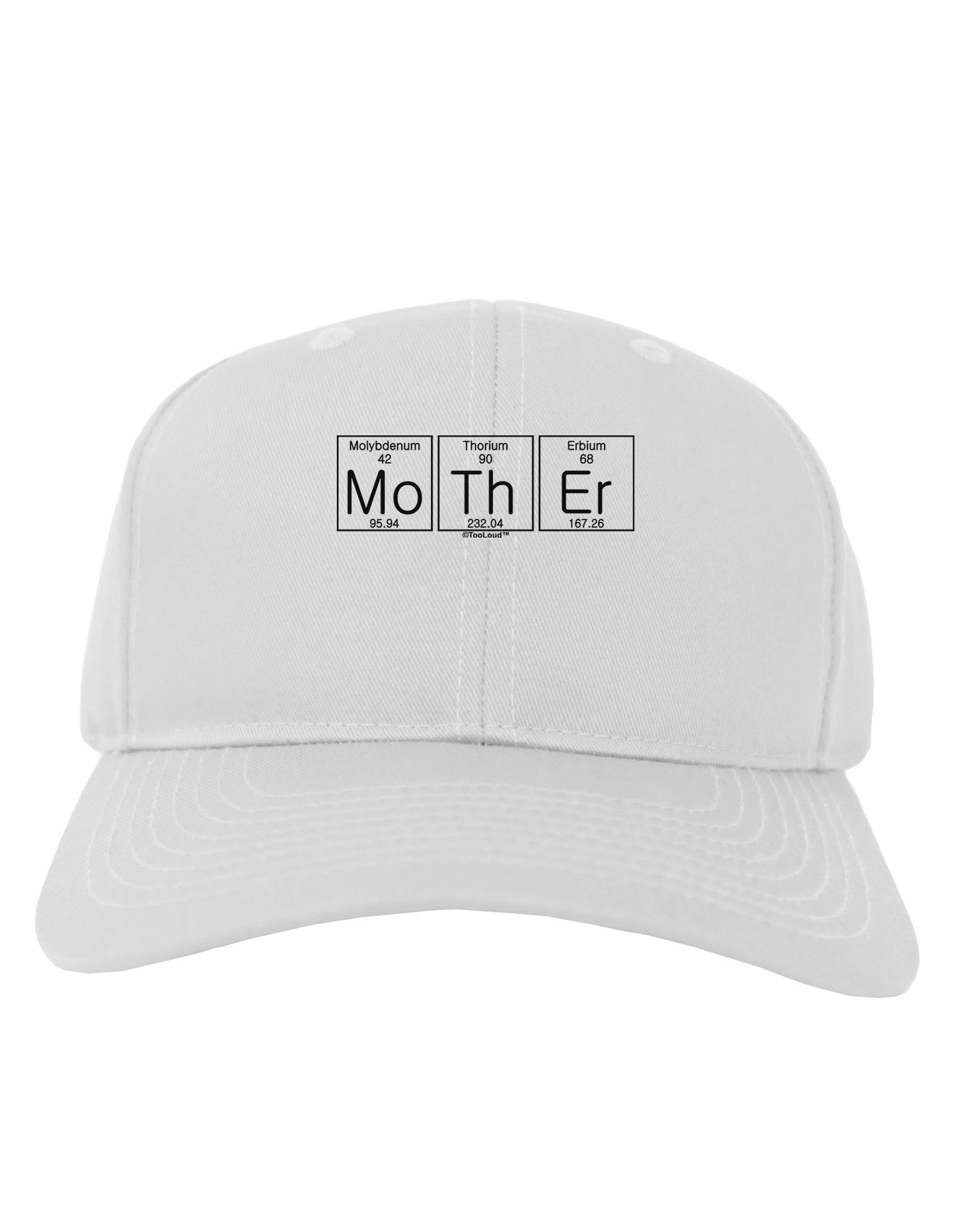 Mother - Periodic Table Adult Baseball Cap Hat-Baseball Cap-TooLoud-White-One Size-Davson Sales