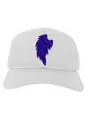 Single Left Dark Angel Wing Design - Couples Adult Baseball Cap Hat-Baseball Cap-TooLoud-White-One Size-Davson Sales