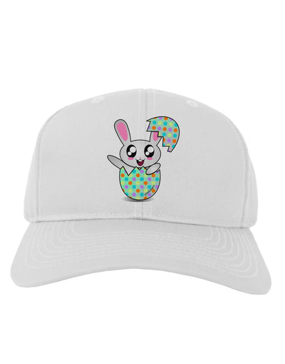 Bunny Hatching From Egg Adult Baseball Cap Hat-Baseball Cap-TooLoud-White-One Size-Davson Sales