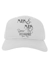 Personalized Mrs and Mrs Lesbian Wedding - Name- Established -Date- Design Adult Baseball Cap Hat-Baseball Cap-TooLoud-White-One Size-Davson Sales