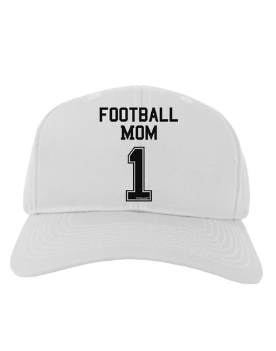 Football Mom Jersey Adult Baseball Cap Hat-Baseball Cap-TooLoud-White-One Size-Davson Sales