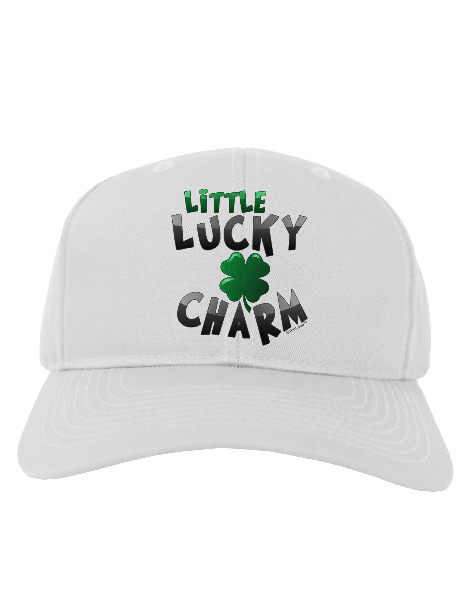 Little Lucky Charm Adult Baseball Cap Hat-Baseball Cap-TooLoud-White-One Size-Davson Sales