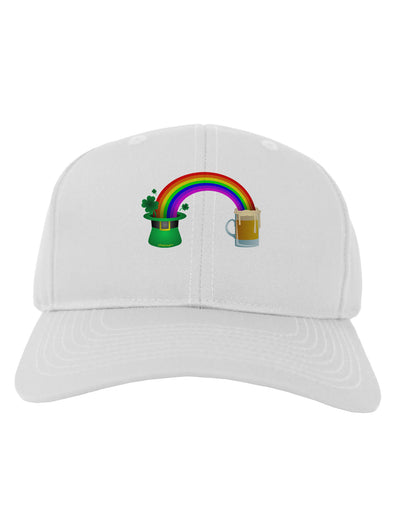 End Of The Rainbow - Beer Adult Baseball Cap Hat-Baseball Cap-TooLoud-White-One Size-Davson Sales