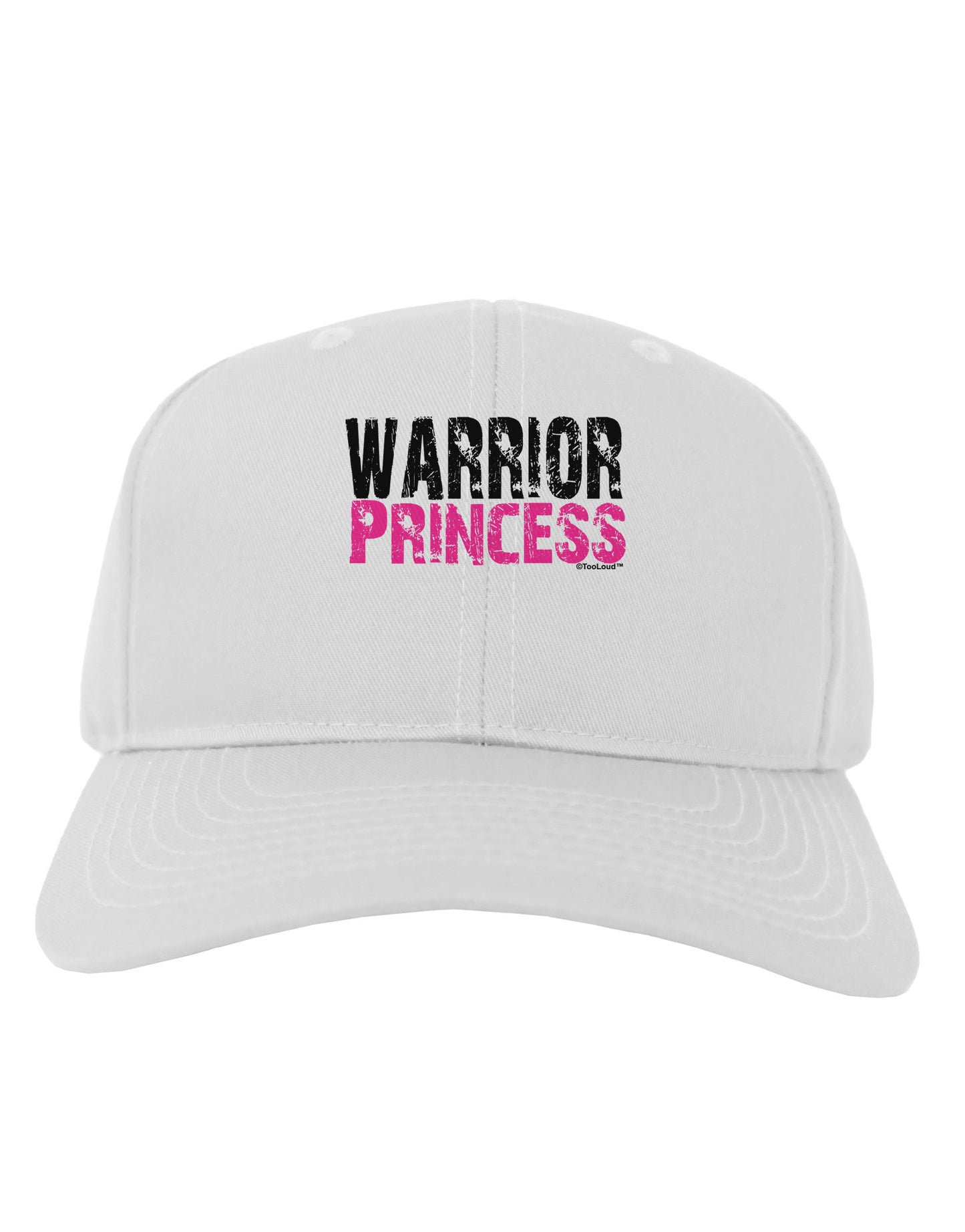 Warrior Princess Pink Adult Baseball Cap Hat-Baseball Cap-TooLoud-White-One Size-Davson Sales