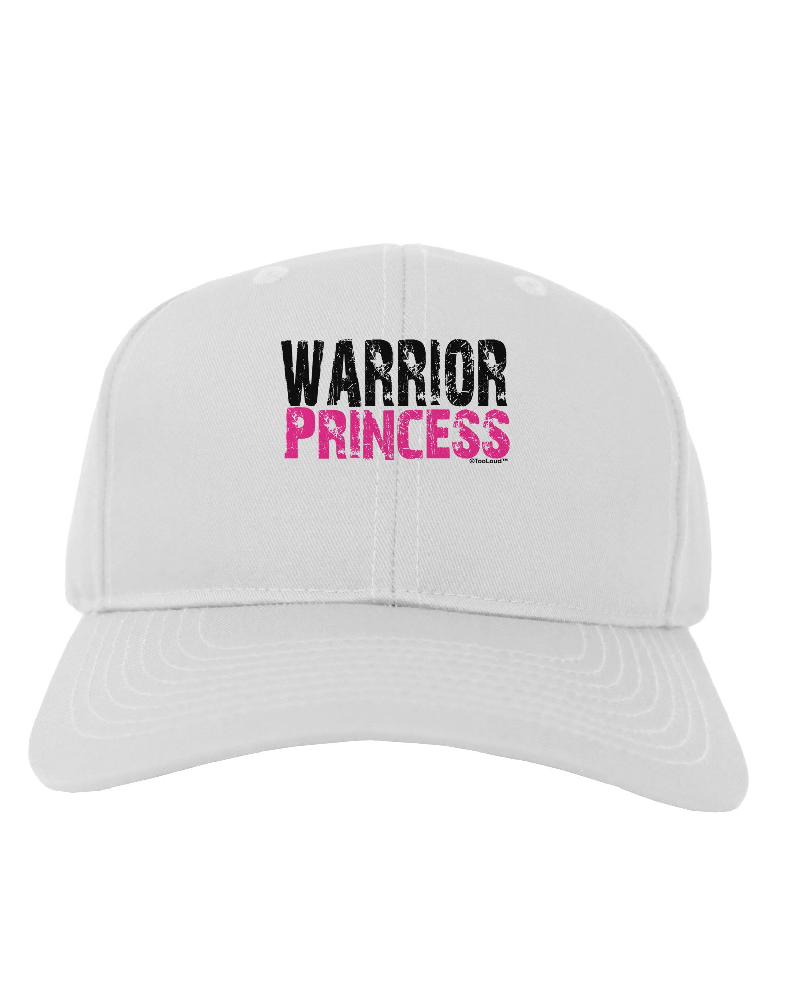 Warrior Princess Pink Adult Baseball Cap Hat-Baseball Cap-TooLoud-White-One Size-Davson Sales