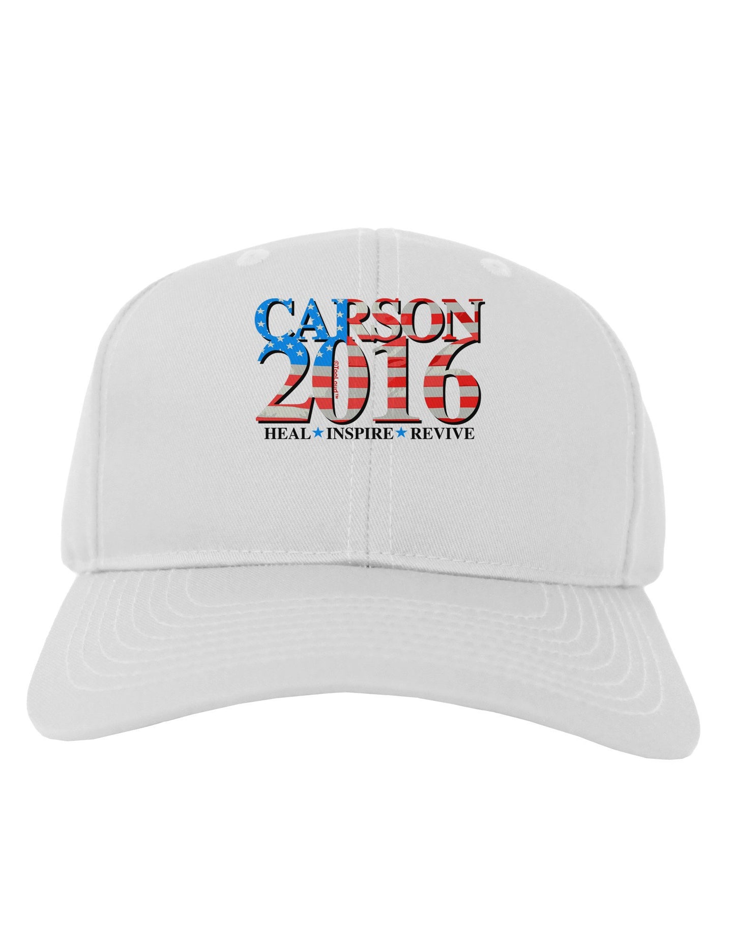 Carson Flag Slogan Adult Baseball Cap Hat-Baseball Cap-TooLoud-White-One Size-Davson Sales