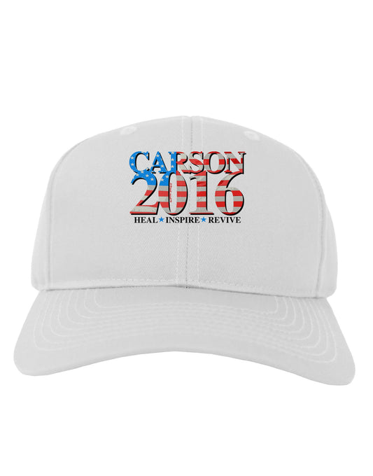 Carson Flag Slogan Adult Baseball Cap Hat-Baseball Cap-TooLoud-White-One Size-Davson Sales