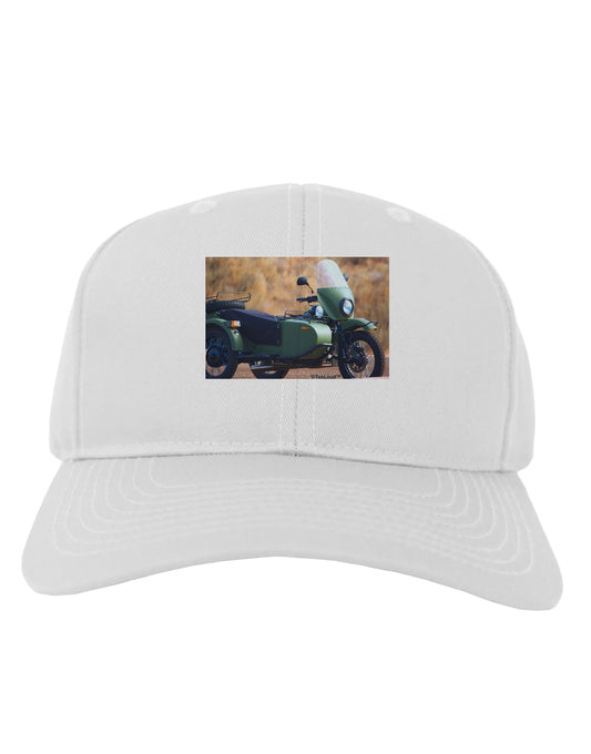 Sidecar Motorcycle Photo Adult Baseball Cap Hat-Baseball Cap-TooLoud-White-One Size-Davson Sales