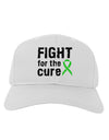 Fight for the Cure - Lime Green Ribbon Lyme Disease Adult Baseball Cap Hat-Baseball Cap-TooLoud-White-One Size-Davson Sales