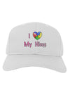 I Heart My Niece - Autism Awareness Adult Baseball Cap Hat by TooLoud-Baseball Cap-TooLoud-White-One Size-Davson Sales