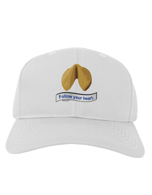 Follow Your Heart Fortune Adult Baseball Cap Hat-Baseball Cap-TooLoud-White-One Size-Davson Sales