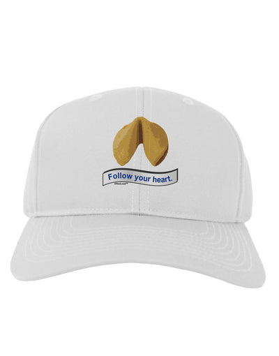 Follow Your Heart Fortune Adult Baseball Cap Hat-Baseball Cap-TooLoud-White-One Size-Davson Sales