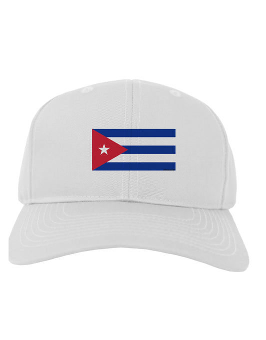 Cuba Flag Cubana Adult Baseball Cap Hat by TooLoud-Baseball Cap-TooLoud-White-One Size-Davson Sales