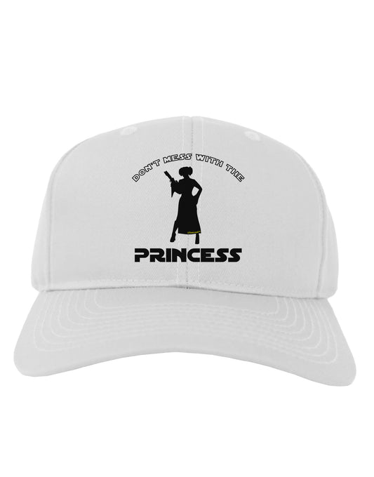 Don't Mess With The Princess Adult Baseball Cap Hat-Baseball Cap-TooLoud-White-One Size-Davson Sales