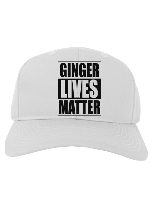 Ginger Lives Matter Adult Baseball Cap Hat by TooLoud-Baseball Cap-TooLoud-White-One Size-Davson Sales