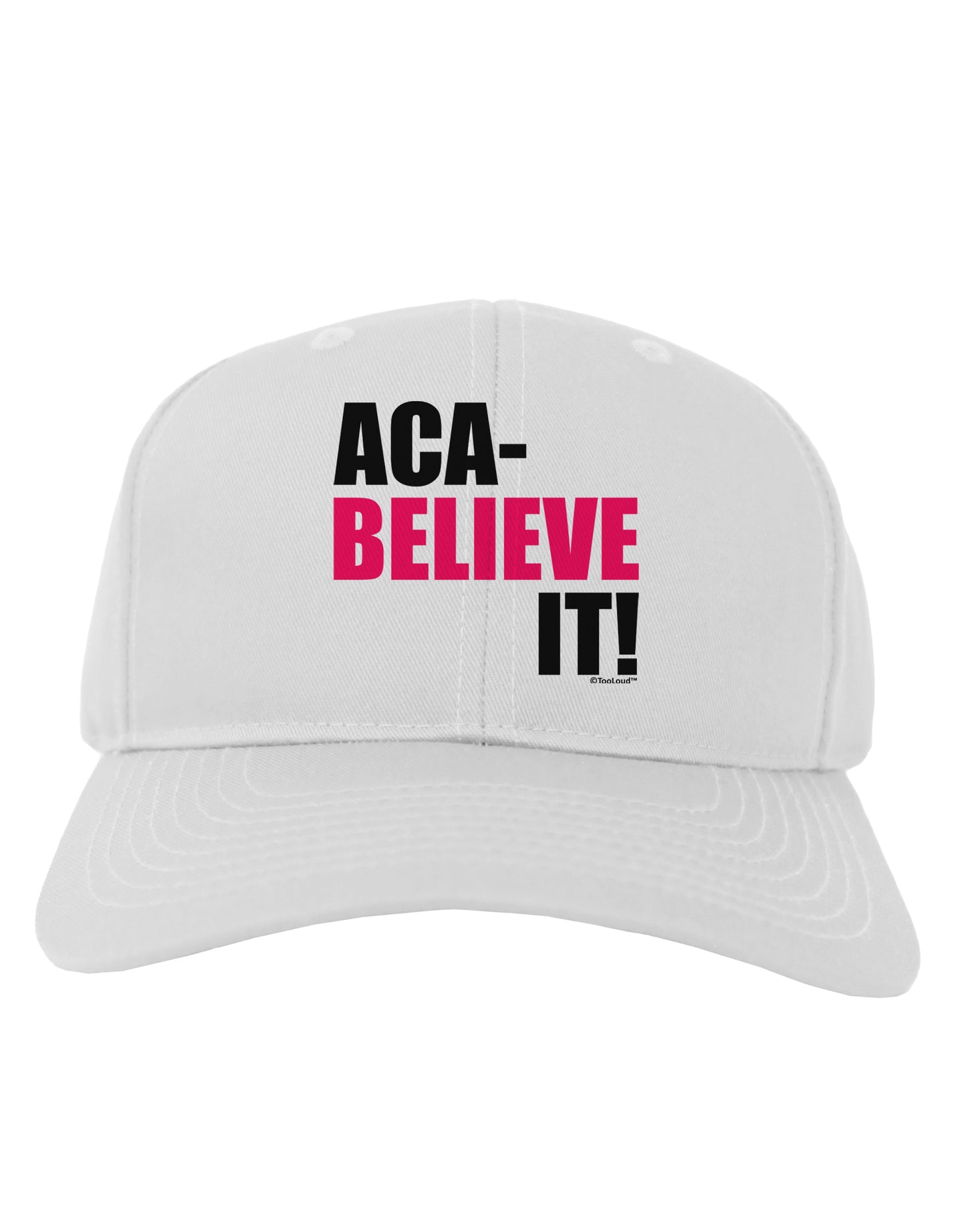 Aca Believe It Adult Baseball Cap Hat-Baseball Cap-TooLoud-White-One Size-Davson Sales