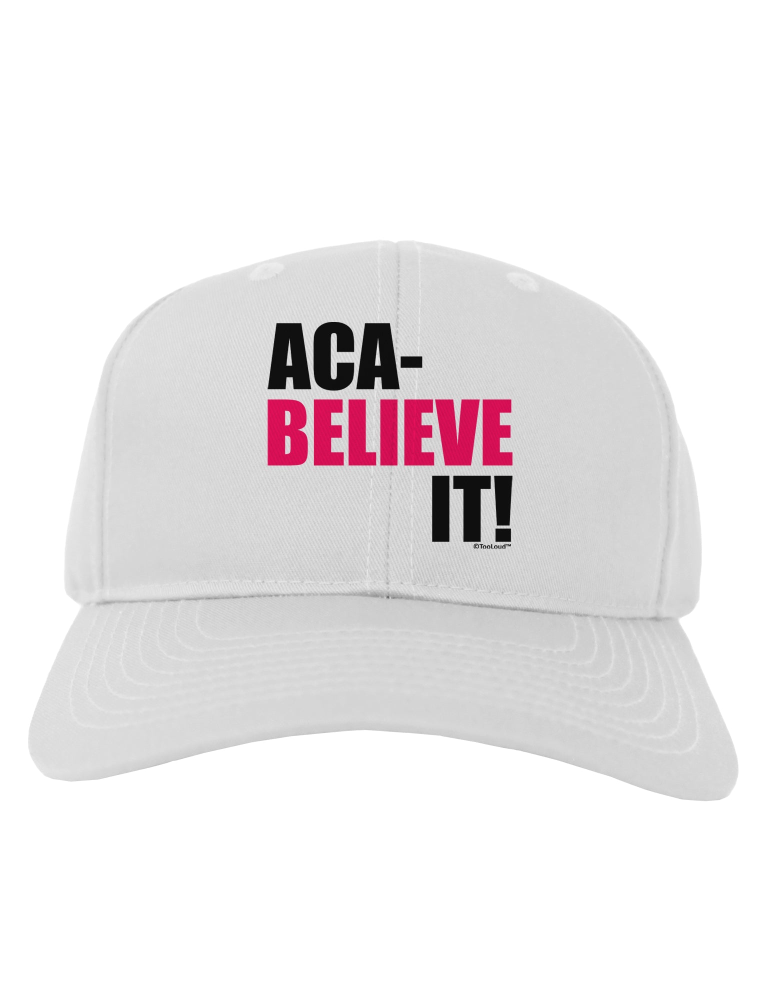 Aca Believe It Adult Baseball Cap Hat-Baseball Cap-TooLoud-White-One Size-Davson Sales
