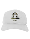 Libra Symbol Adult Baseball Cap Hat-Baseball Cap-TooLoud-White-One Size-Davson Sales