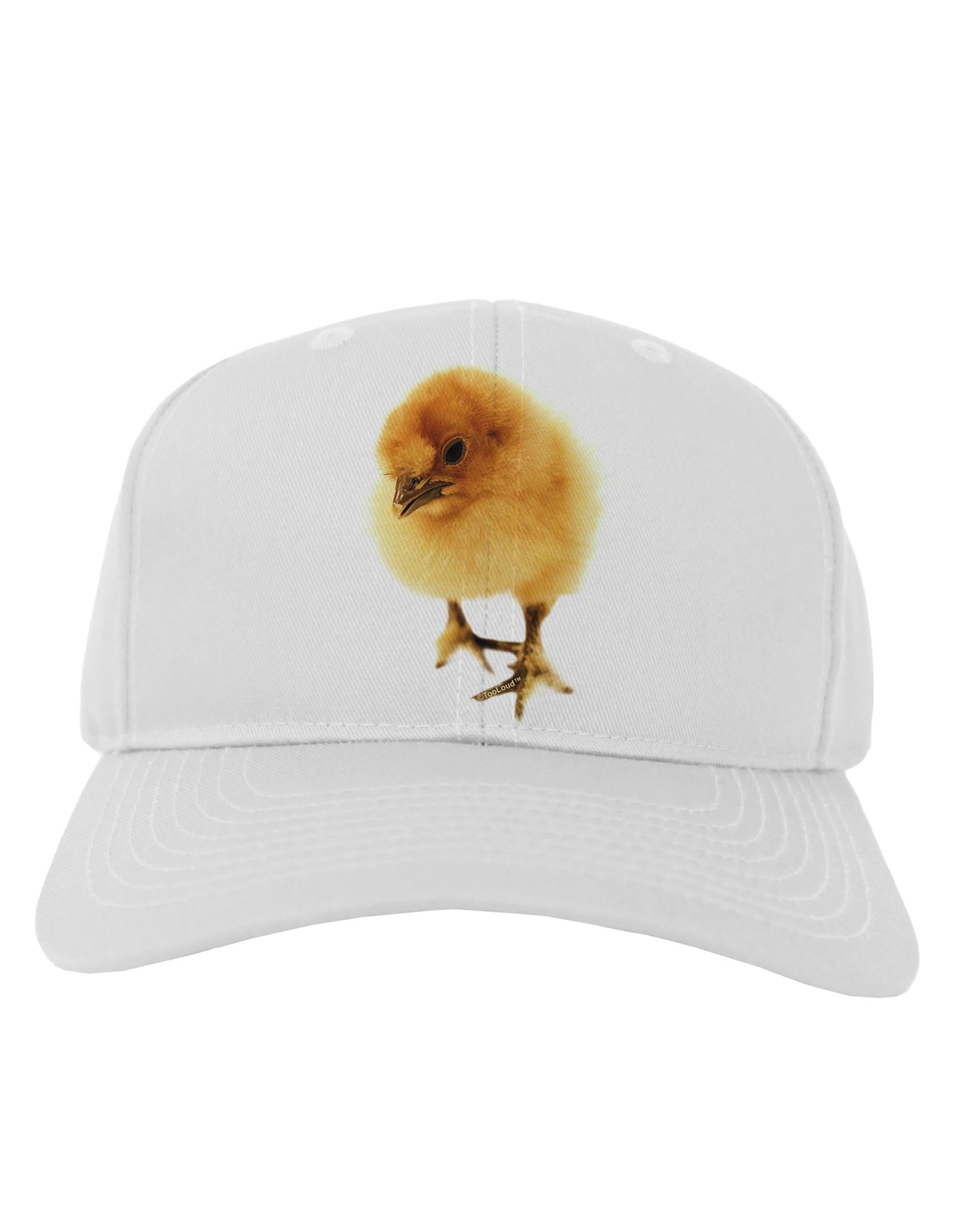 Fluffy Chick Adult Baseball Cap Hat-Baseball Cap-TooLoud-White-One Size-Davson Sales