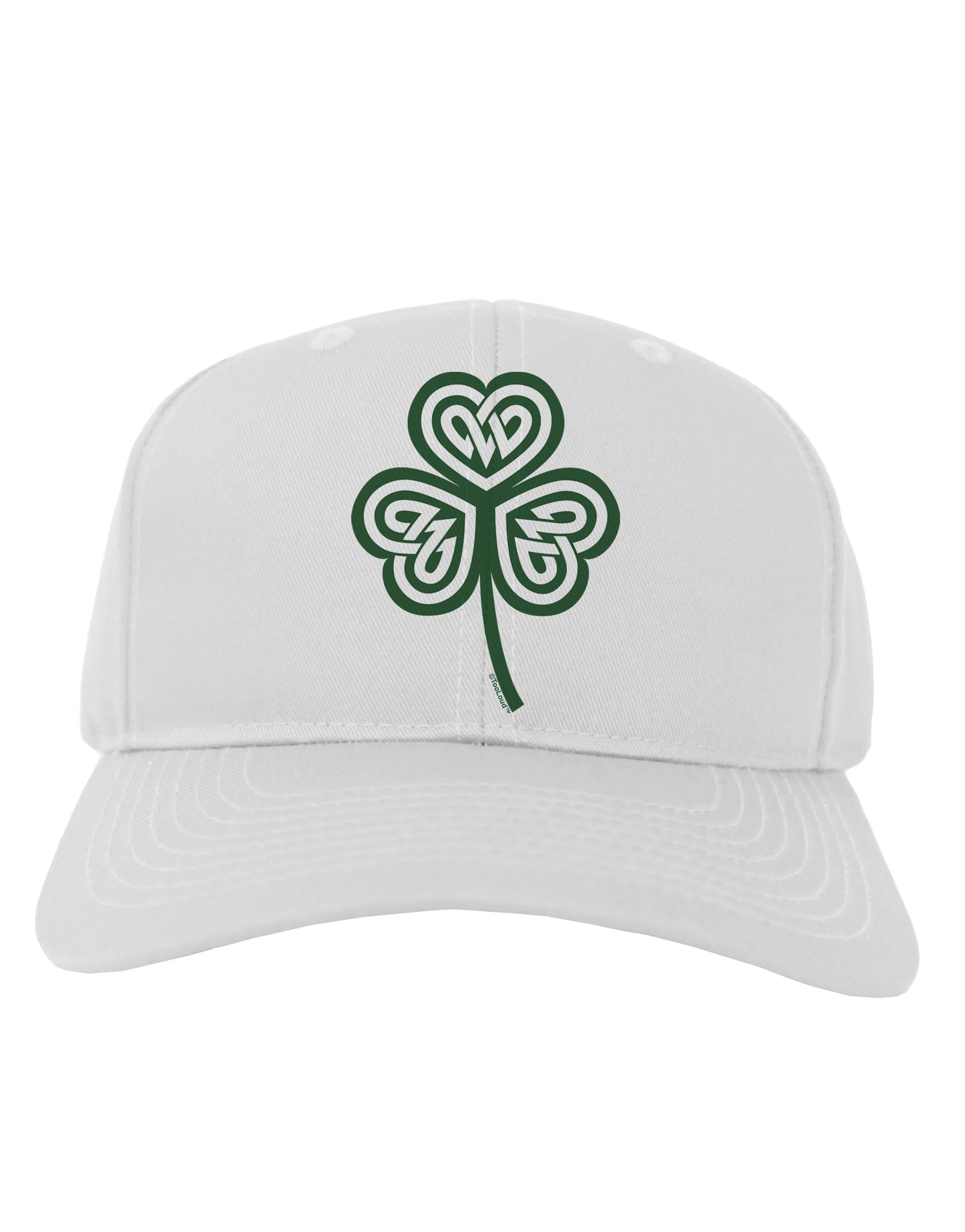 Celtic Knot Irish Shamrock Adult Baseball Cap Hat-Baseball Cap-TooLoud-White-One Size-Davson Sales