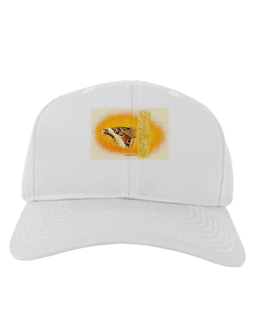 Watercolor Owl Moth Adult Baseball Cap Hat-Baseball Cap-TooLoud-White-One Size-Davson Sales
