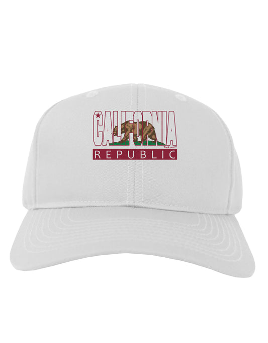 California Design #1 Adult Baseball Cap Hat by TooLoud-Baseball Cap-TooLoud-White-One Size-Davson Sales