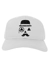 Gentleman Pumpkin Distressed Adult Baseball Cap Hat-Baseball Cap-TooLoud-White-One Size-Davson Sales