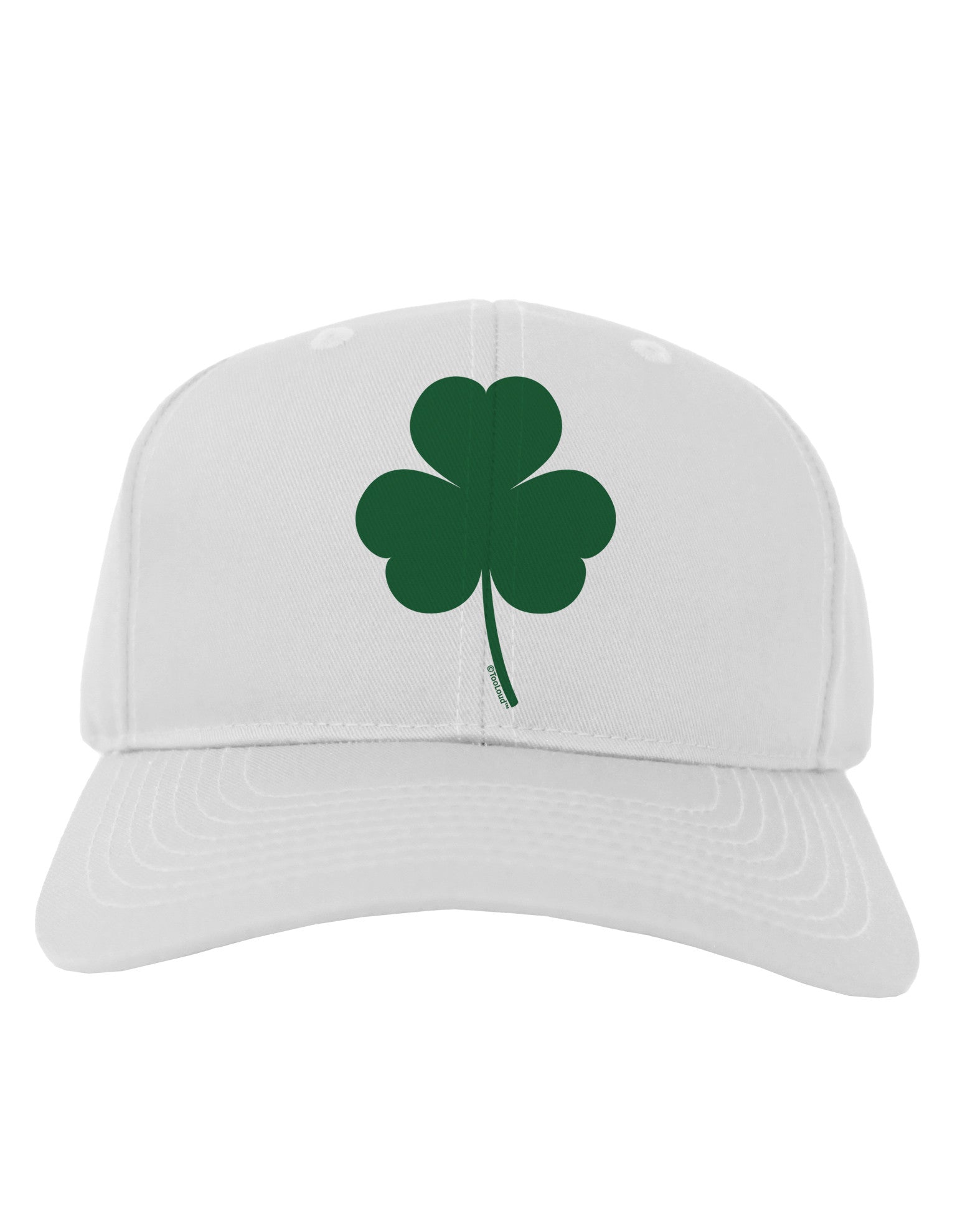 Traditional Irish Shamrock Adult Baseball Cap Hat-Baseball Cap-TooLoud-White-One Size-Davson Sales