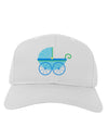 Baby Boy Carriage Adult Baseball Cap Hat-Baseball Cap-TooLoud-White-One Size-Davson Sales