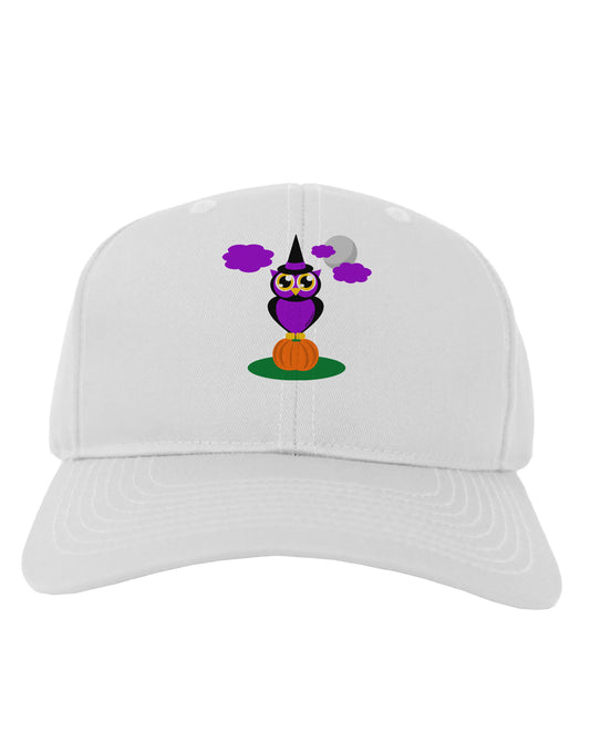 Owl Purple Adult Baseball Cap Hat-Baseball Cap-TooLoud-White-One Size-Davson Sales